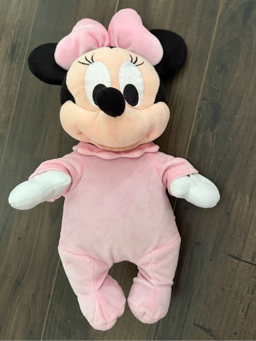 Disney Pink Minnie Mouse Plush with Bow